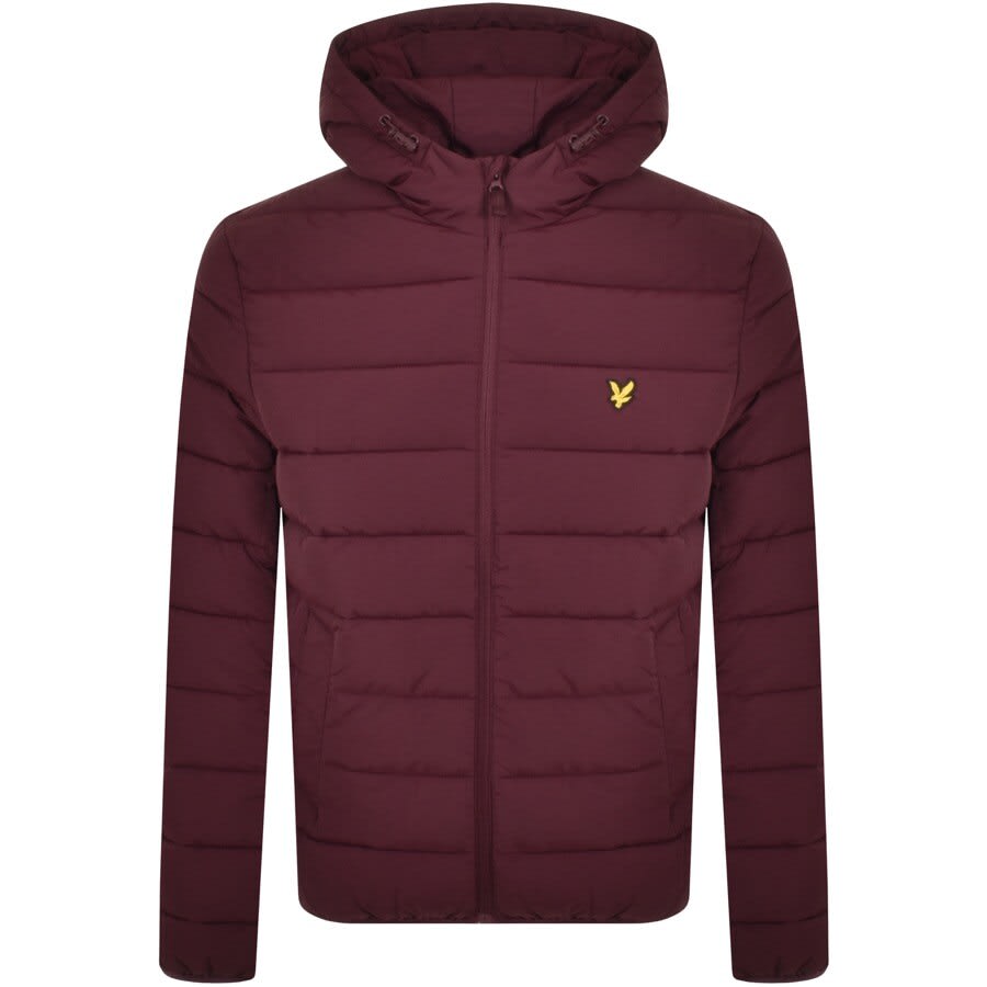 Alternative Image for ProductLyle And Scott Hooded Puffer Jacket Burgundy1