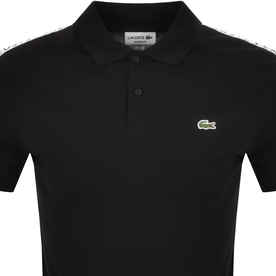 Alternative Image for ProductLacoste Taped Polo T Shirt Black2