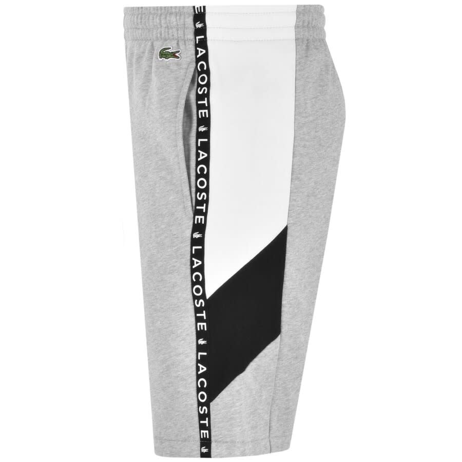 Alternative Image for ProductLacoste Taped Logo Jersey Shorts Grey3