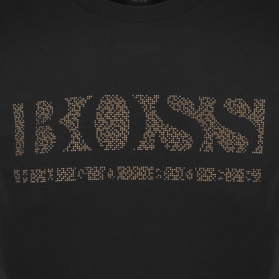 Alternative Image for ProductBOSS Salbo Crew Neck Sweatshirt Black3