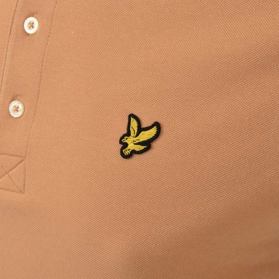 Alternative Image for ProductLyle And Scott Short Sleeved Polo T Shirt Brown3