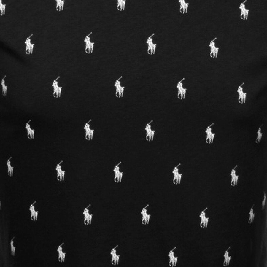 Alternative Image for ProductRalph Lauren Crew Neck Logo T Shirt Black3