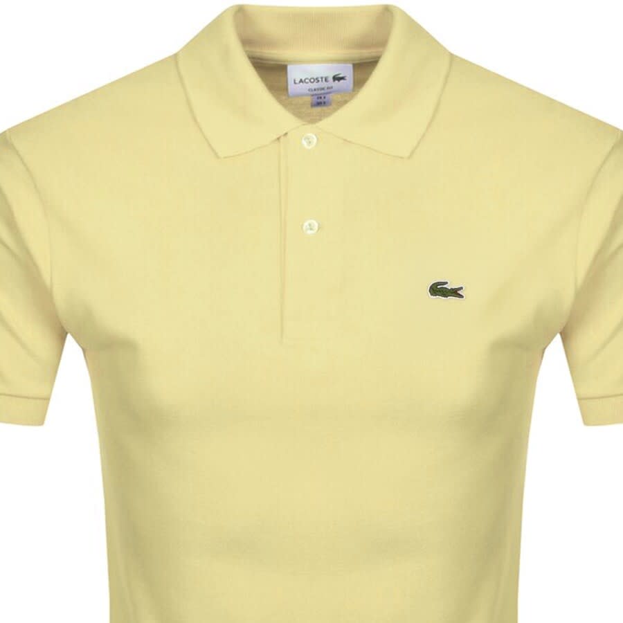 Alternative Image for ProductLacoste Short Sleeved Polo T Shirt Yellow2