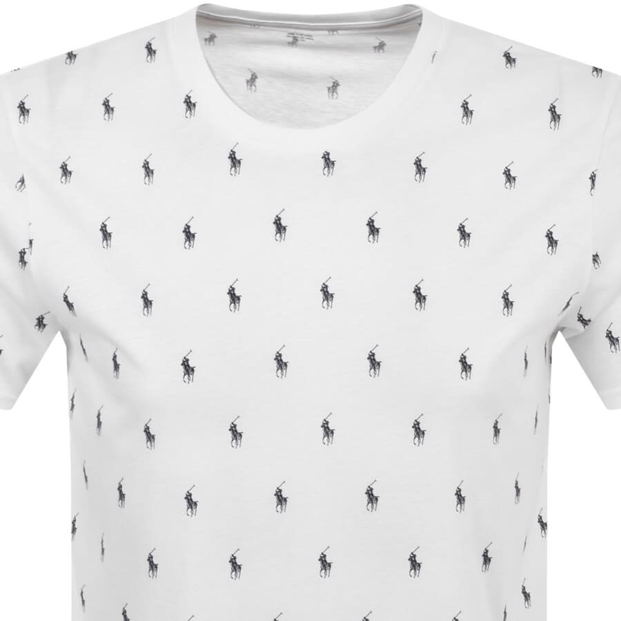 Alternative Image for ProductRalph Lauren Crew Neck Logo T Shirt White2