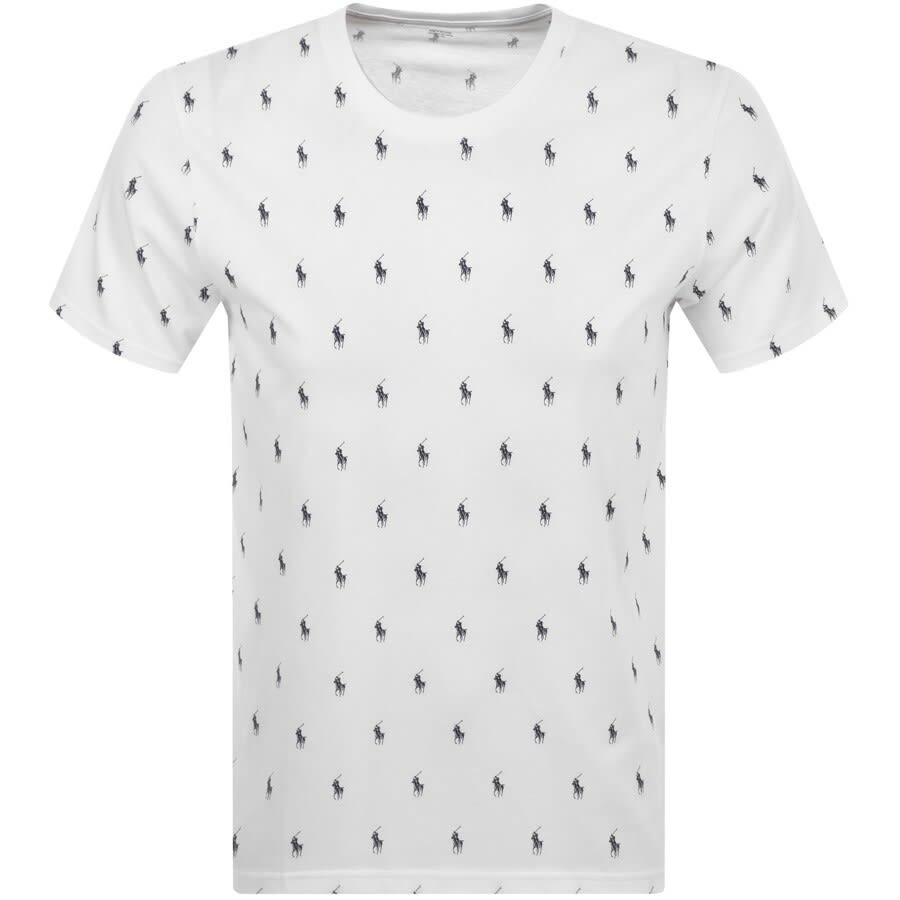 Alternative Image for ProductRalph Lauren Crew Neck Logo T Shirt White1