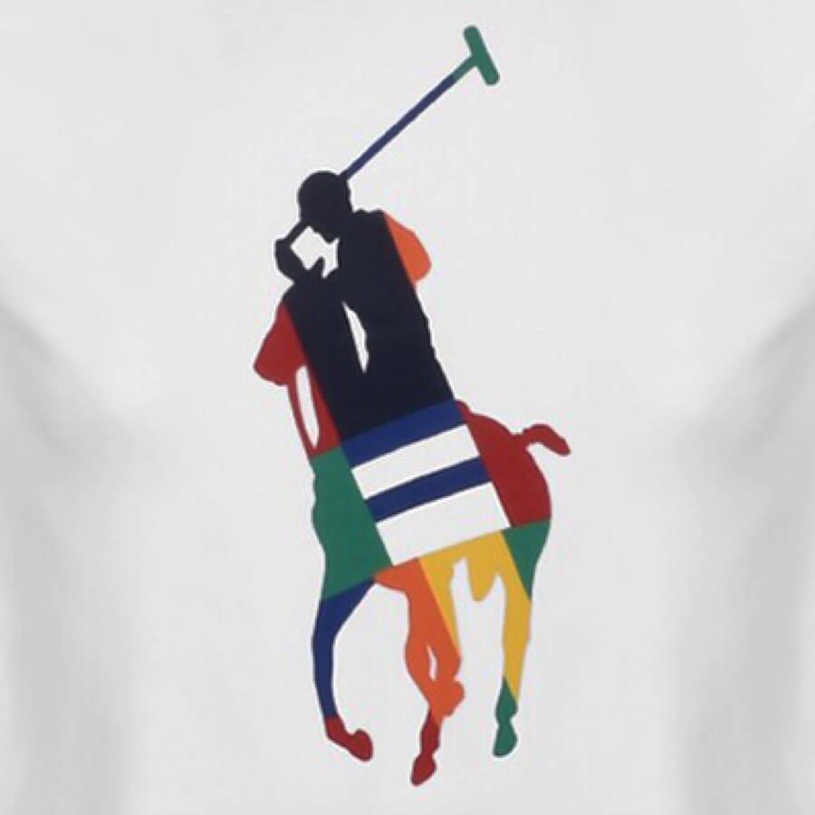 Alternative Image for ProductRalph Lauren Polo Logo T Shirt White3