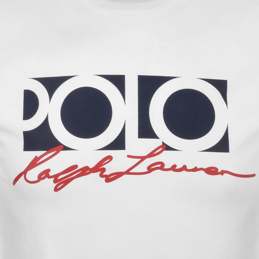 Alternative Image for ProductRalph Lauren Polo Crew Neck T Shirt White3