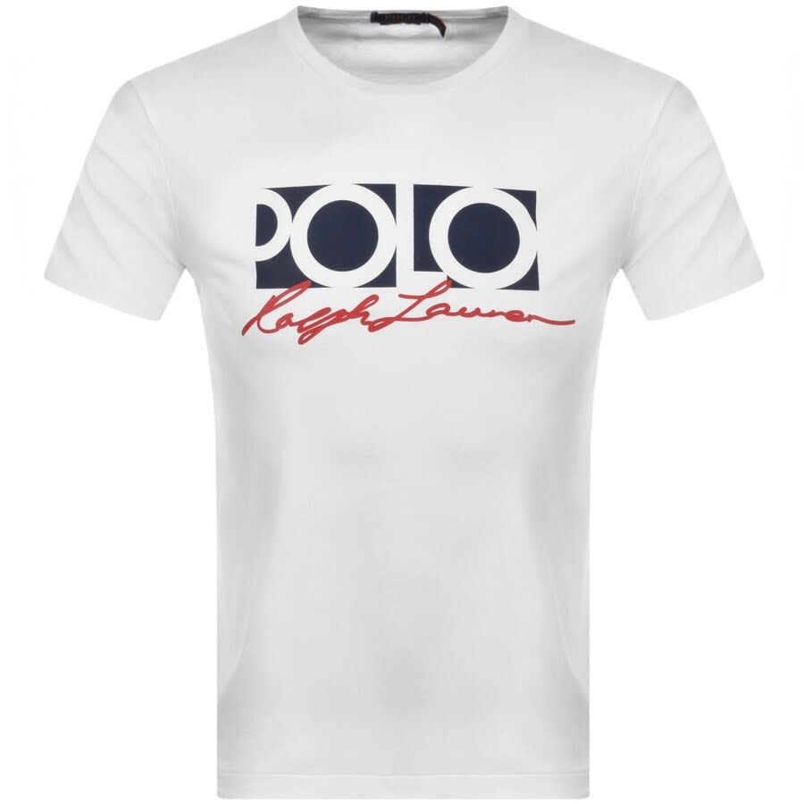 Alternative Image for ProductRalph Lauren Polo Crew Neck T Shirt White1