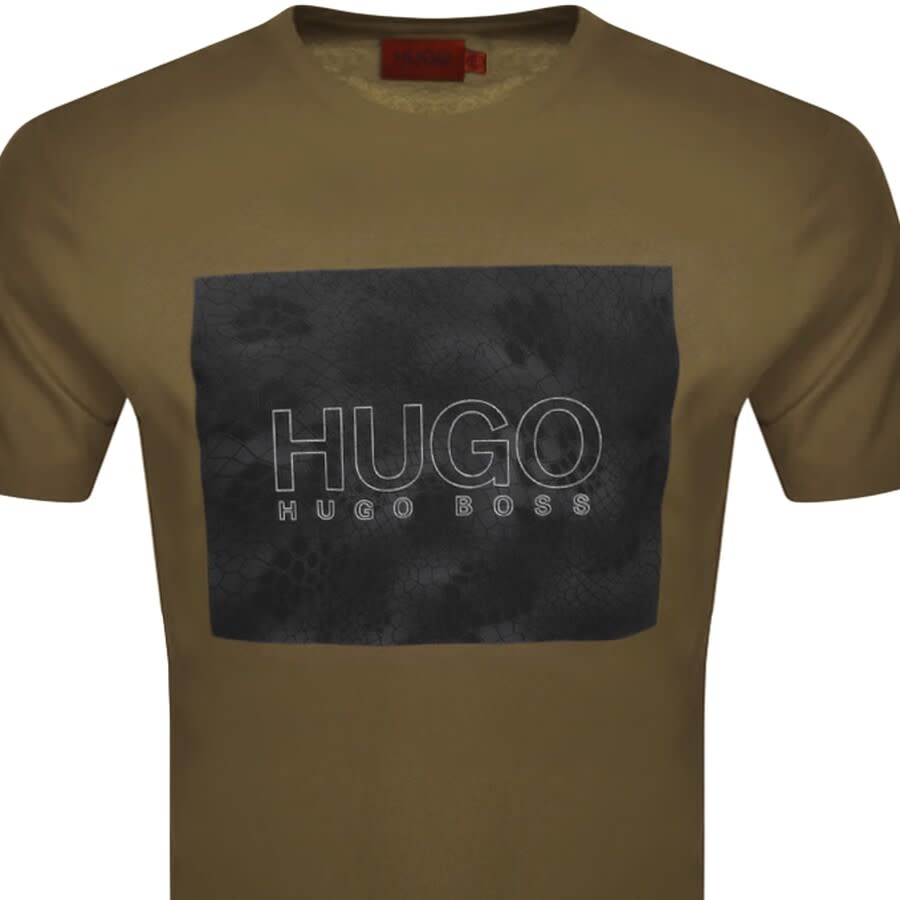 Alternative Image for ProductHUGO Dolive 213U Crew Neck T Shirt Green2