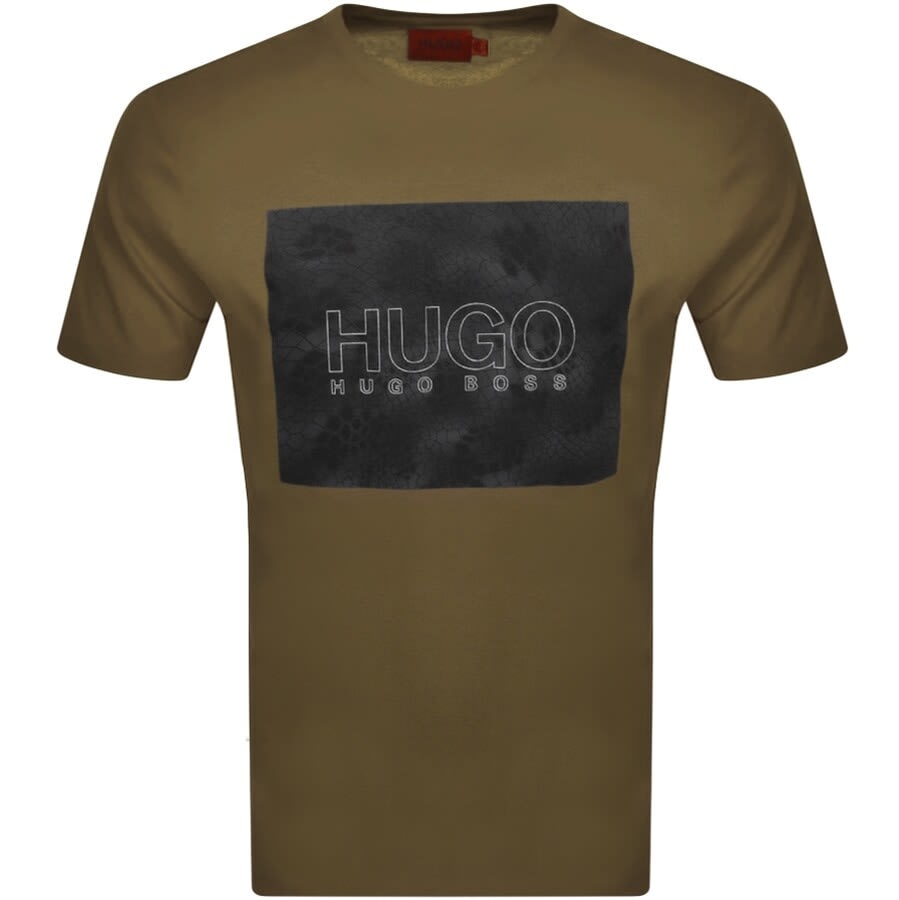 Alternative Image for ProductHUGO Dolive 213U Crew Neck T Shirt Green1