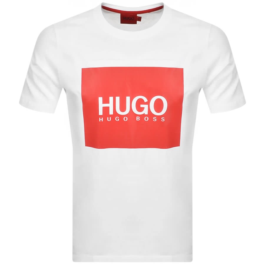 Alternative Image for ProductHUGO Dolive214 Crew Neck T Shirt White1