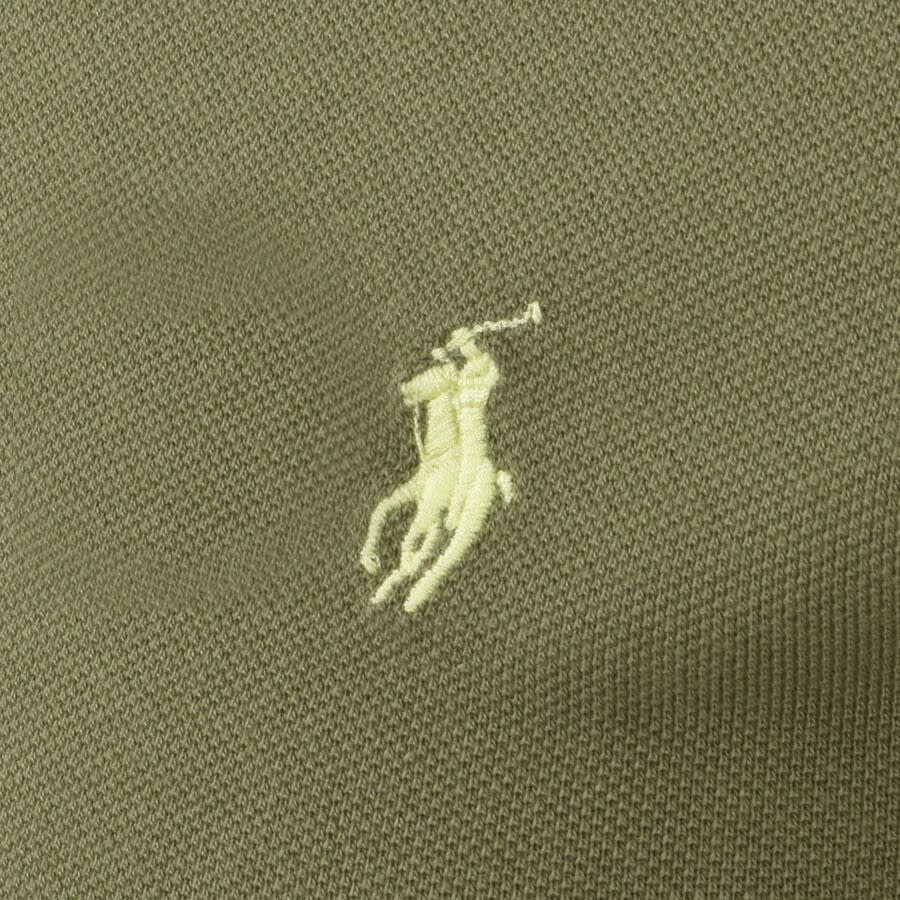 Alternative Image for ProductRalph Lauren Slim Fit Polo T Shirt Green3