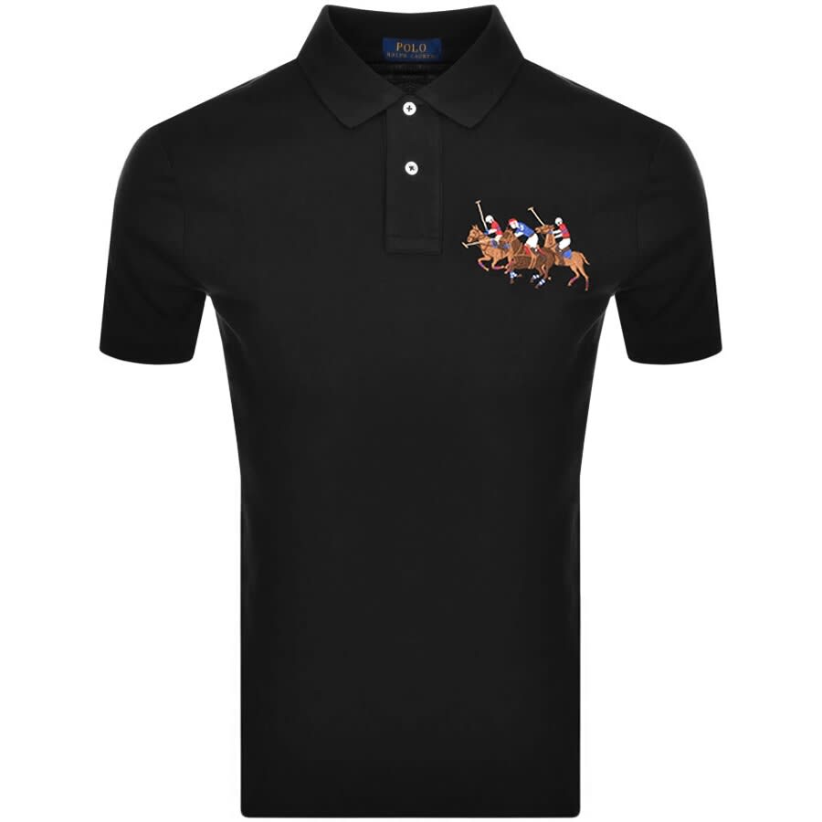 Alternative Image for ProductRalph Lauren Basic Mesh Polo T Shirt Black1