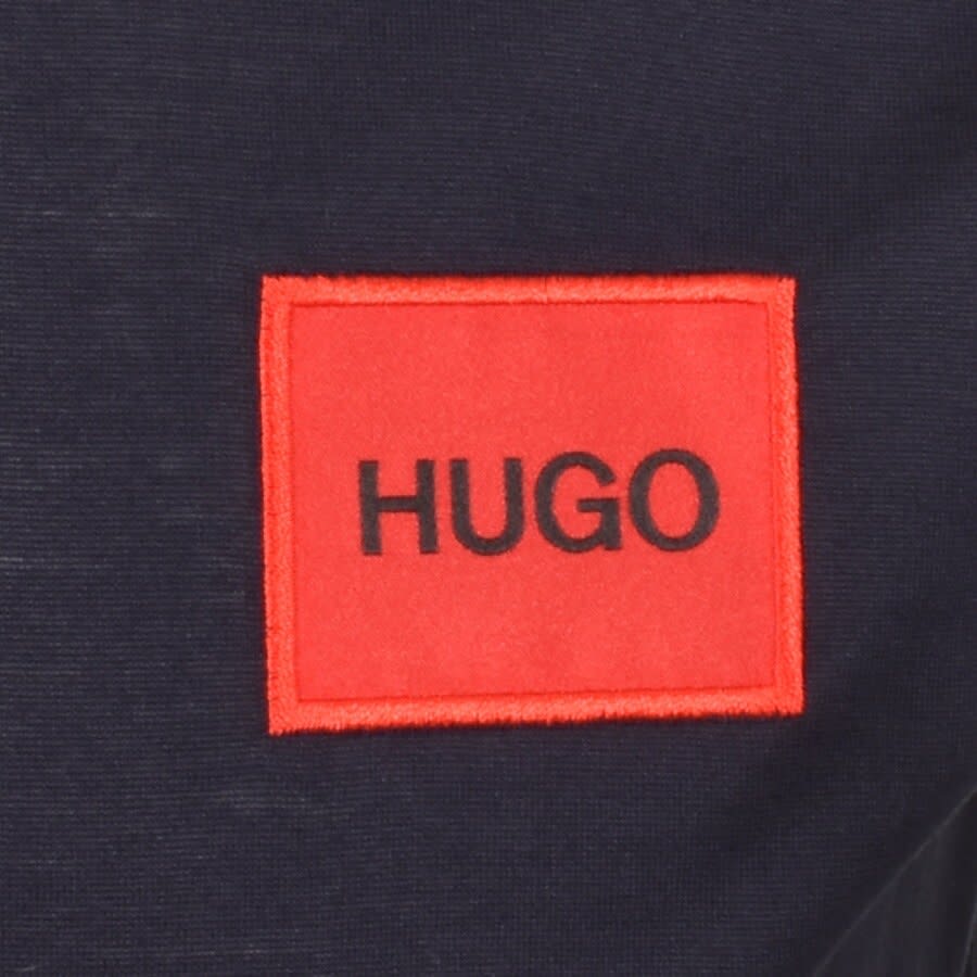 Alternative Image for ProductHUGO Deresom Half Zip Polo T Shirt Navy3