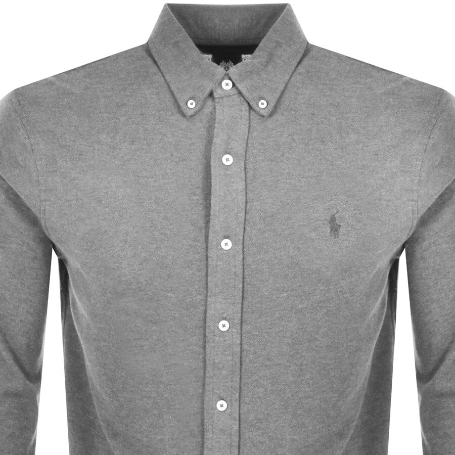 Alternative Image for ProductRalph Lauren Long Sleeve Featherweight Shirt Grey2