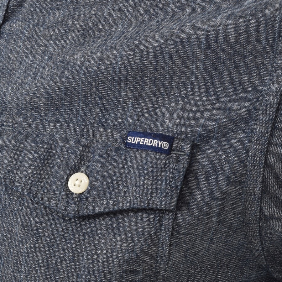 Alternative Image for ProductSuperdry Loom Short Sleeved Shirt Blue3