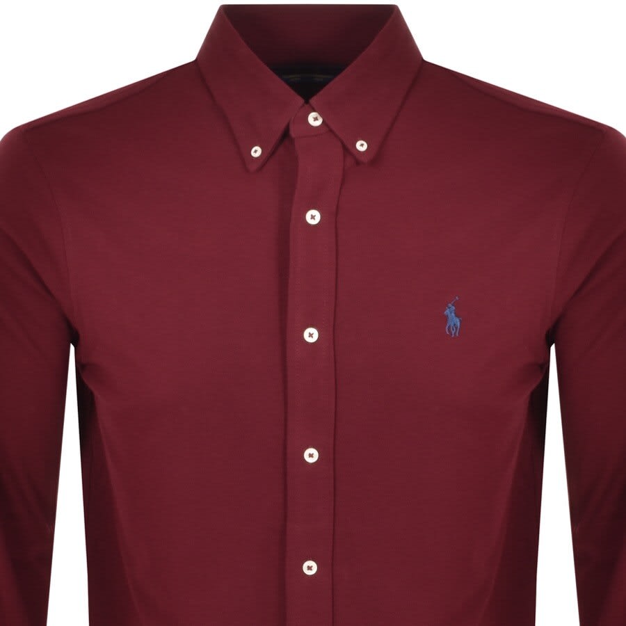 Alternative Image for ProductRalph Lauren Featherweight Shirt Burgundy2