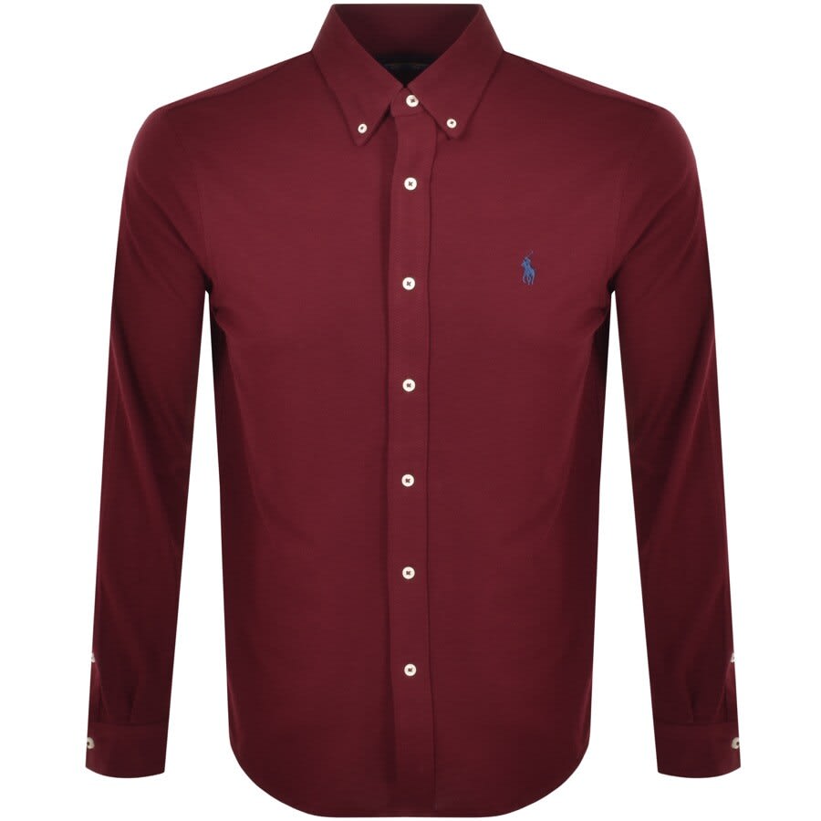 Alternative Image for ProductRalph Lauren Featherweight Shirt Burgundy1