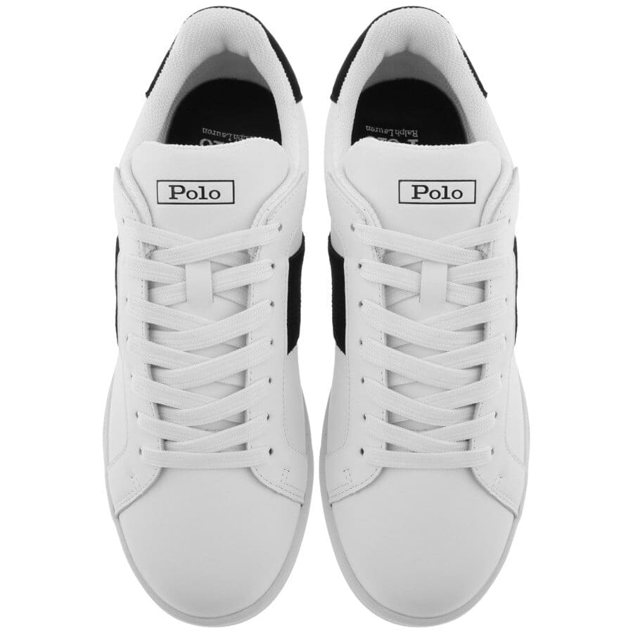 Alternative Image for ProductRalph Lauren Heritage Court Trainers White3