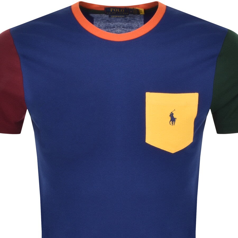 Alternative Image for ProductRalph Lauren Crew Neck T Shirt Blue2