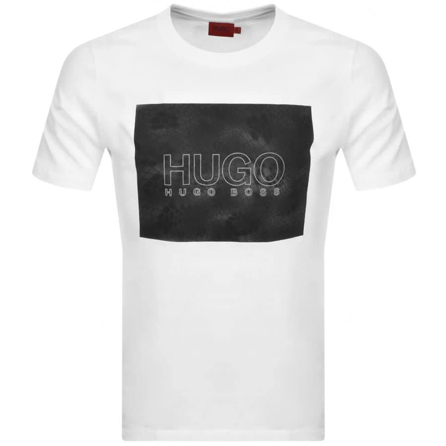 Alternative Image for ProductHUGO Dolive 213U Crew Neck T Shirt White1