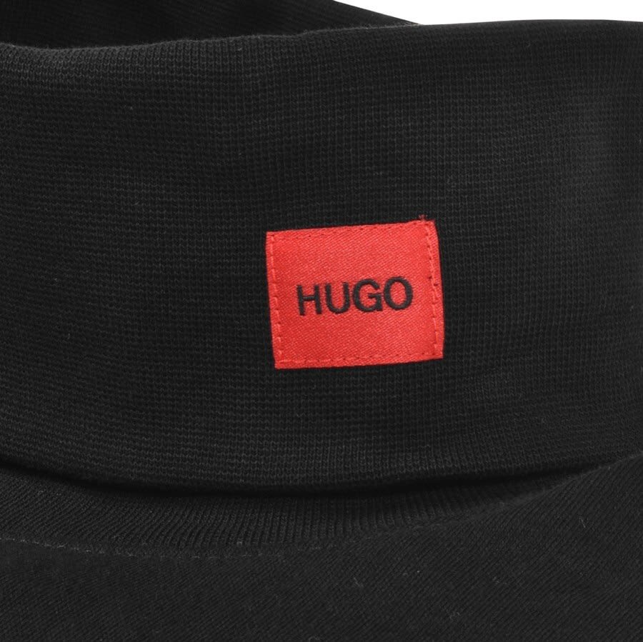 Alternative Image for ProductHUGO Derollo Roll Neck Long Sleeve T Shirt Black3
