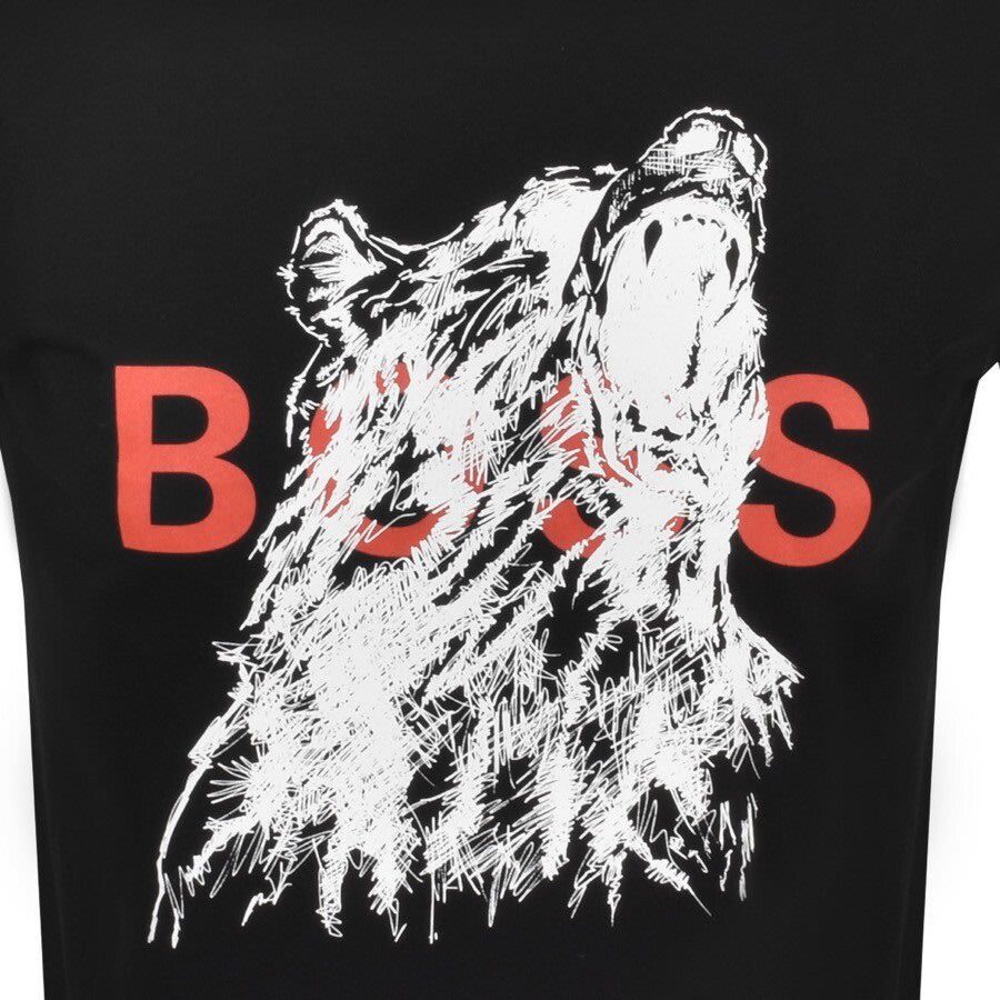 Alternative Image for ProductBOSS TDraw T Shirt Black3