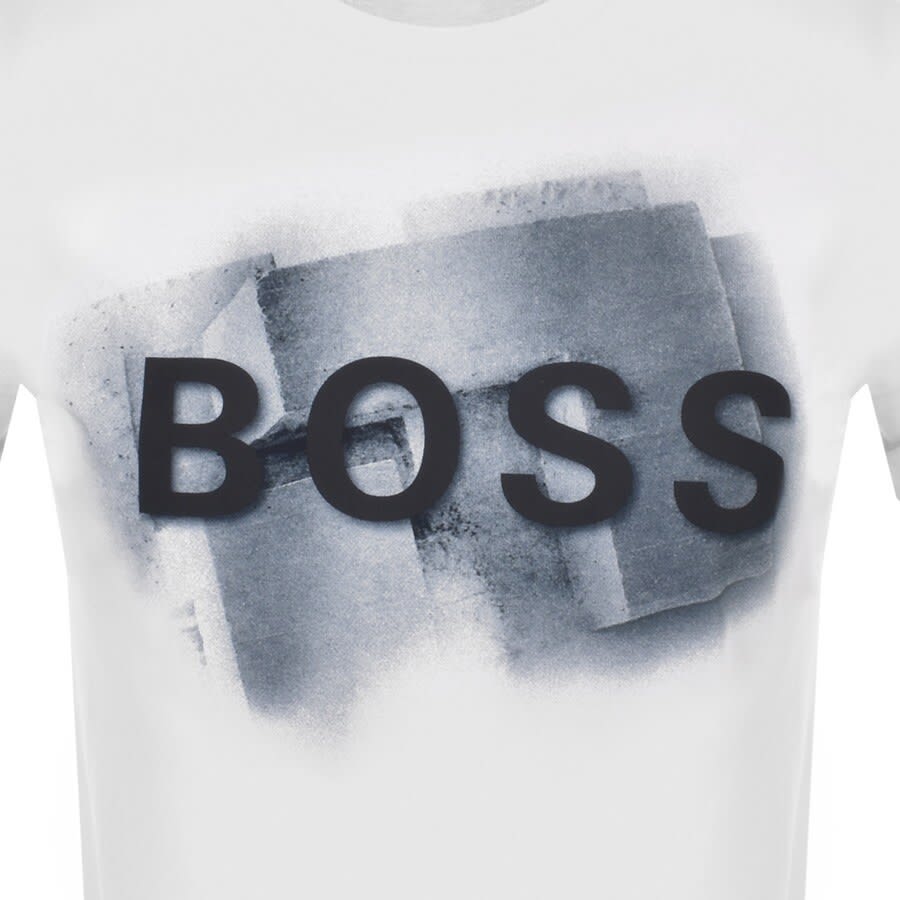 Alternative Image for ProductBOSS Tlogo T Shirt White3