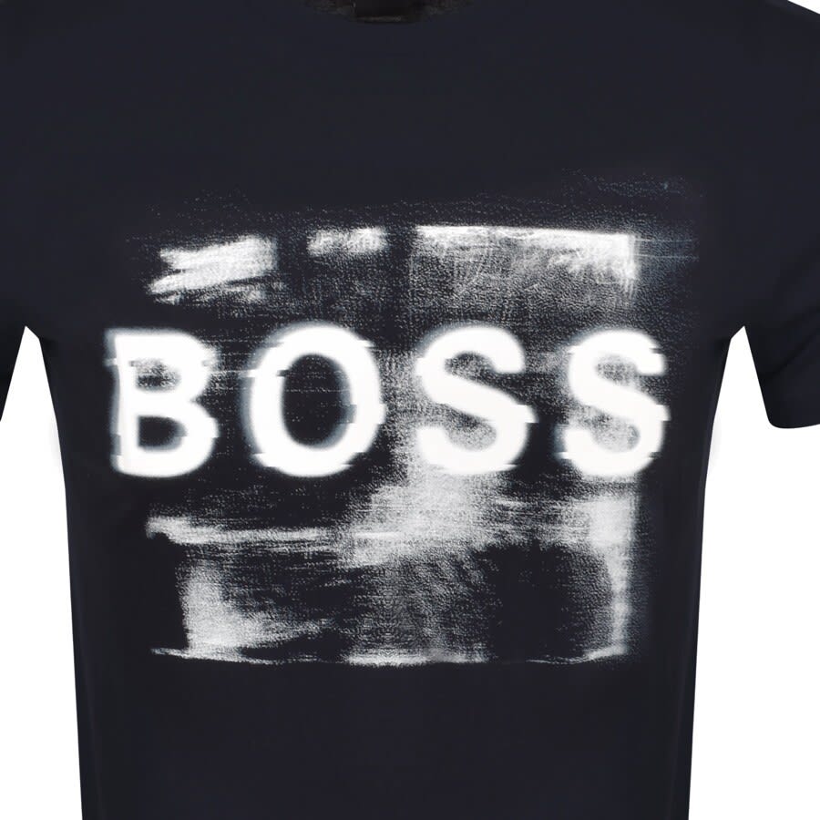 Alternative Image for ProductBOSS Tlogo T Shirt Navy3