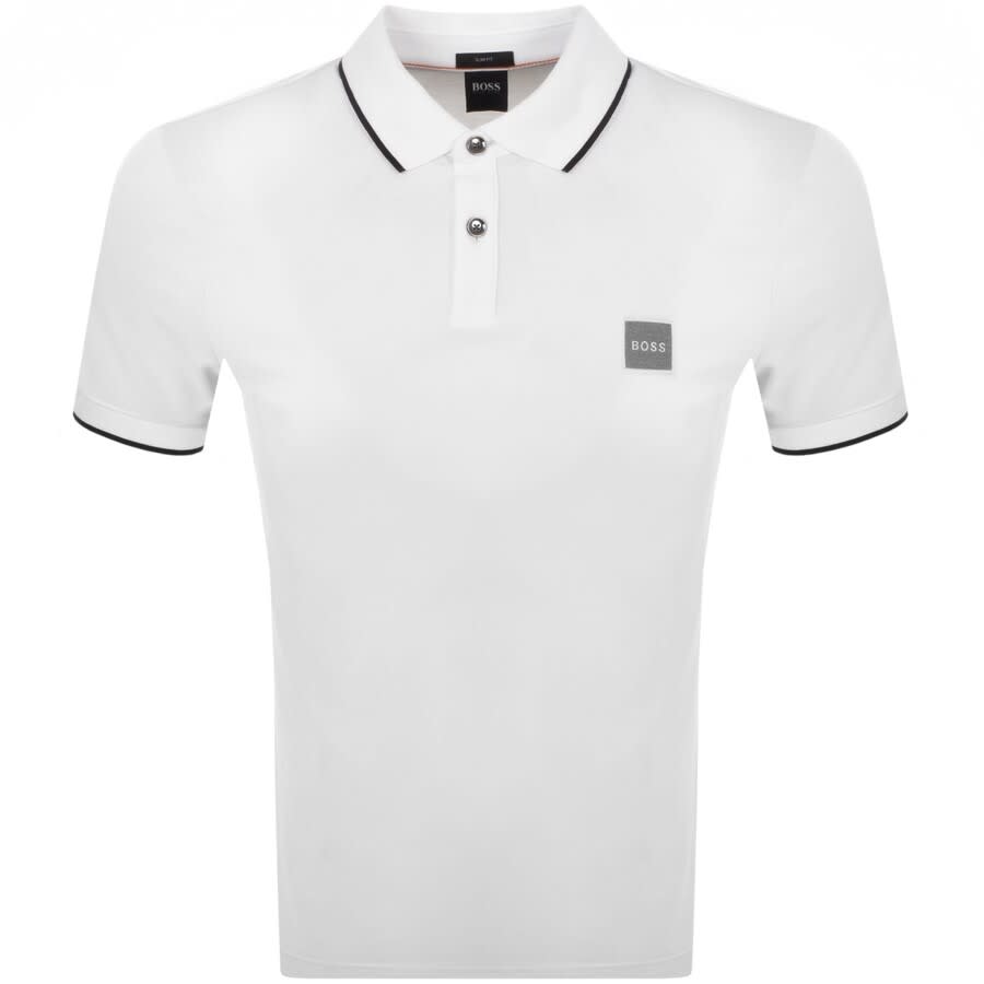 Alternative Image for ProductBOSS Passertip 1 Polo T Shirt White1