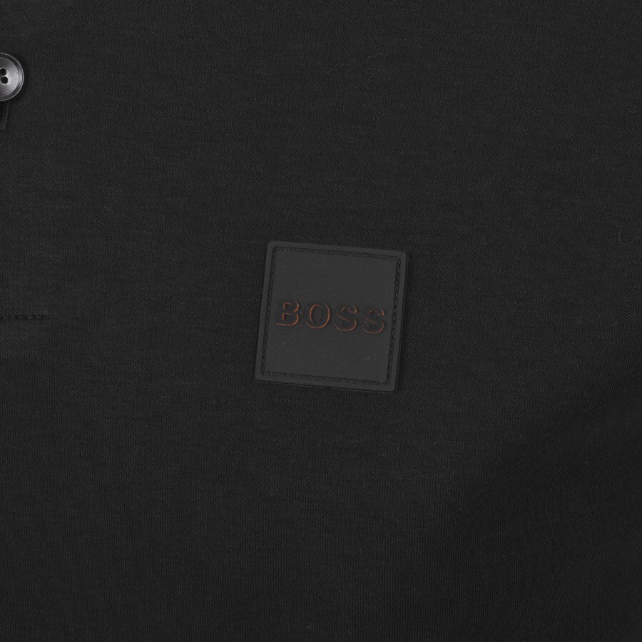 Alternative Image for ProductBOSS Long Sleeved Polo T Shirt Black3