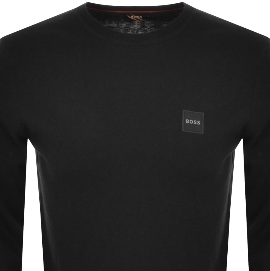 Alternative Image for ProductBOSS Kanovant Knitted Jumper Black2