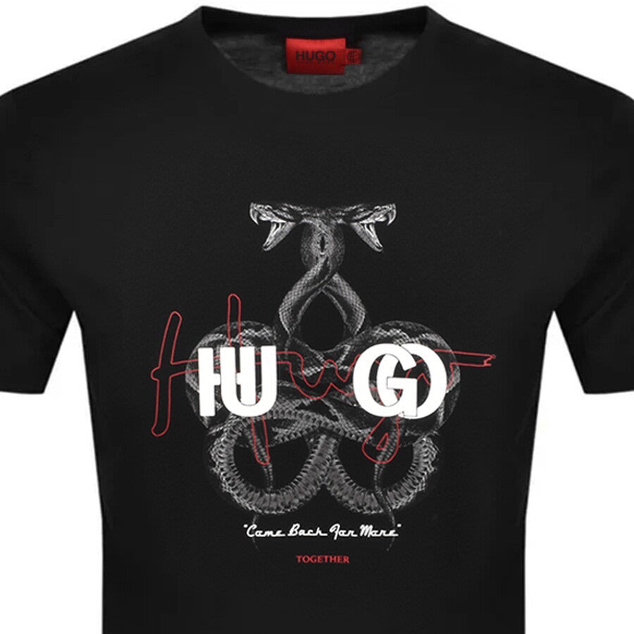 Alternative Image for ProductHUGO Dnake T Shirt Black2