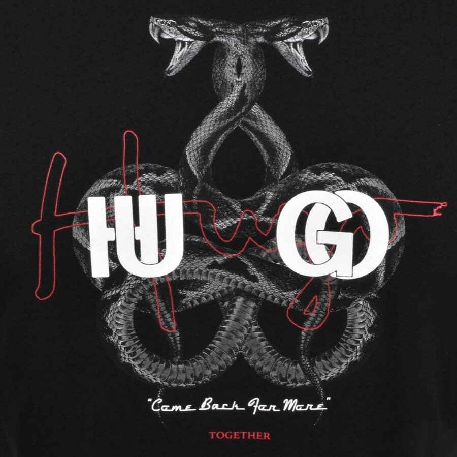 Alternative Image for ProductHUGO Dnake T Shirt Black3
