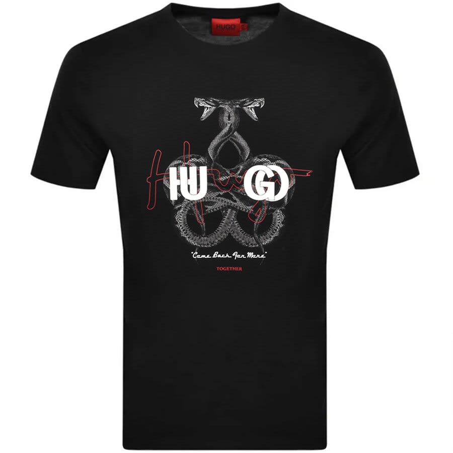 Alternative Image for ProductHUGO Dnake T Shirt Black1