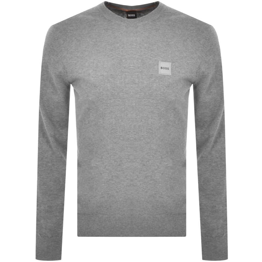 Alternative Image for ProductBOSS Kanovant Knitted Jumper Grey1