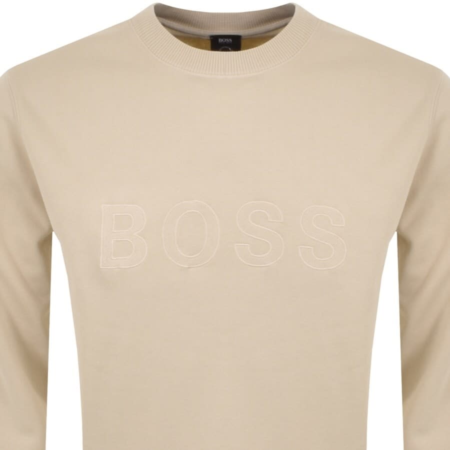 Alternative Image for ProductBOSS Welogo Sweatshirt Cream2
