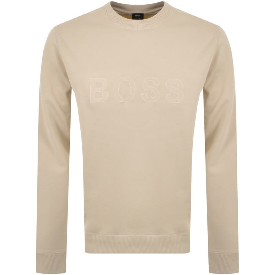 Alternative Image for ProductBOSS Welogo Sweatshirt Cream1
