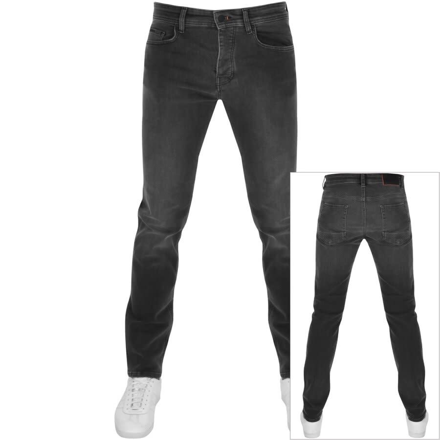 Alternative Image for ProductBOSS Taber Tapered Fit Jeans Grey1