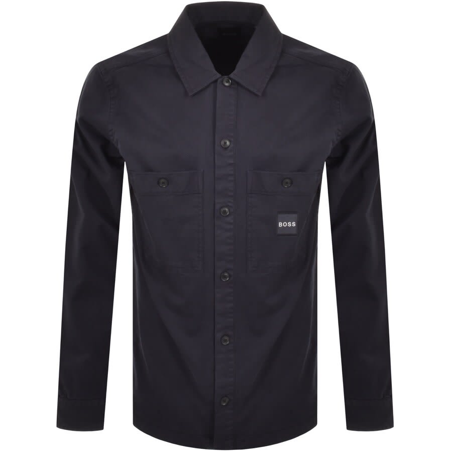 Alternative Image for ProductBOSS Locky Overshirt Jacket Navy1