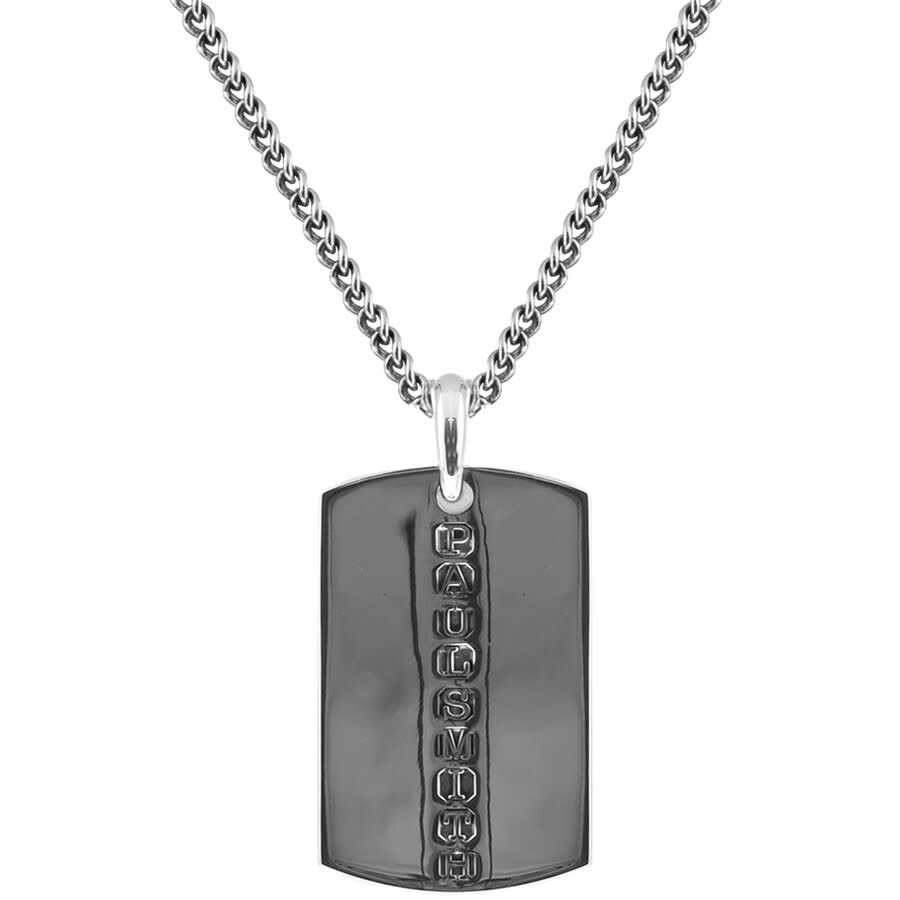 PS By Paul Smith Dog Tag Silver | Mainline Menswear