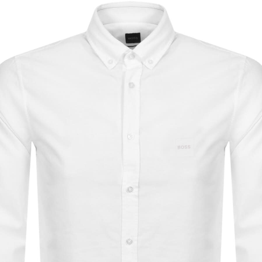 Alternative Image for ProductBOSS Mabsoot Long Sleeved Shirt White2