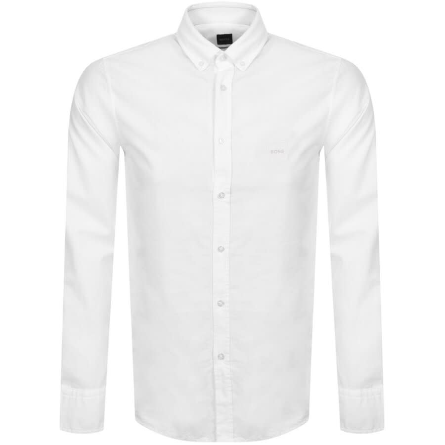 Alternative Image for ProductBOSS Mabsoot Long Sleeved Shirt White1