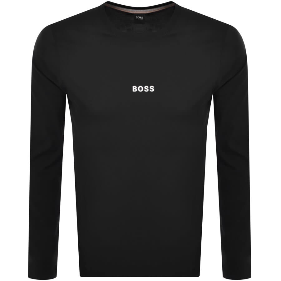 Alternative Image for ProductBOSS Long Sleeved TChark 1 T Shirt Black1
