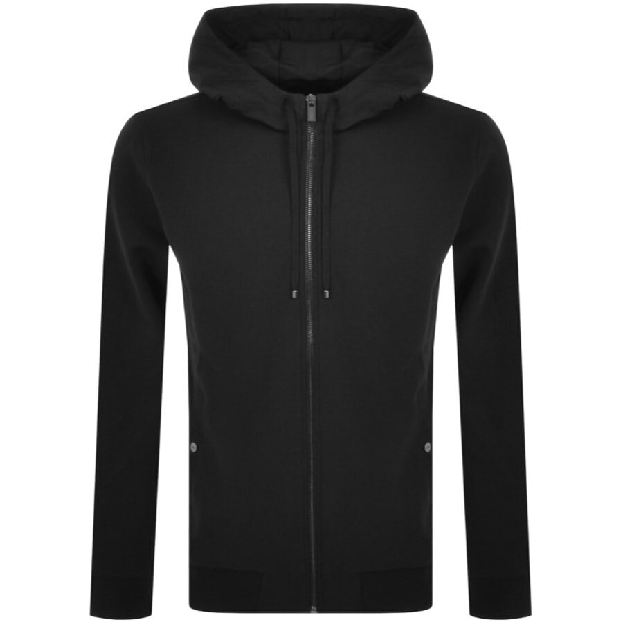 Alternative Image for ProductHUGO Dintonic Full Zip Hoodie Black1