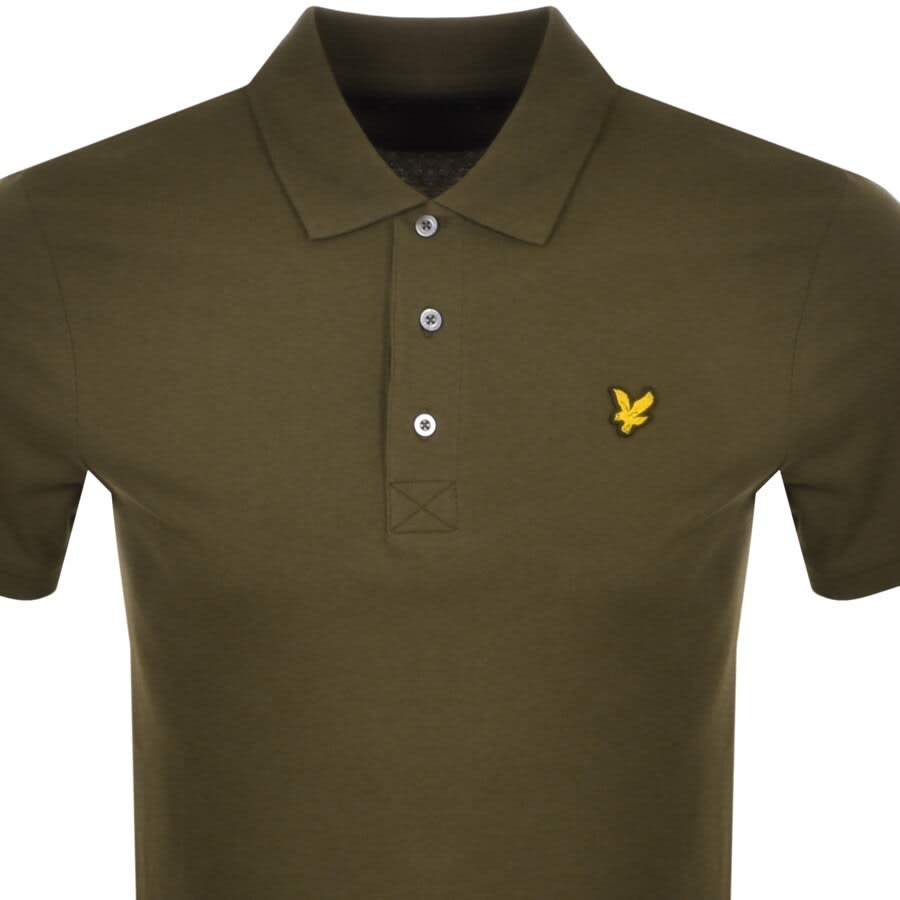 Alternative Image for ProductLyle And Scott Short Sleeved Polo T Shirt Green2