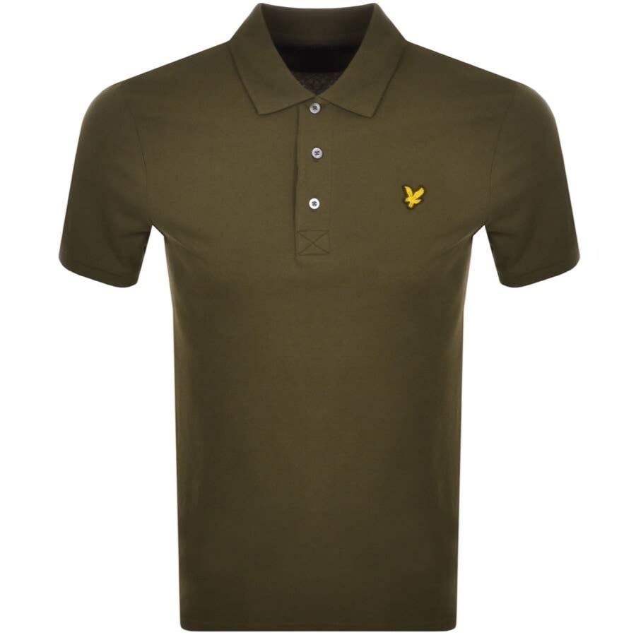 Alternative Image for ProductLyle And Scott Short Sleeved Polo T Shirt Green1