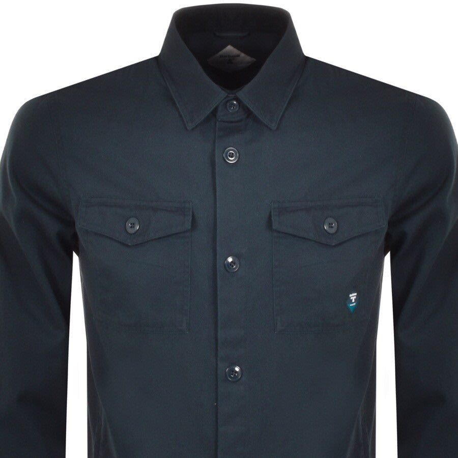 Alternative Image for ProductBarbour Beacon Twill Overshirt Jacket Navy2