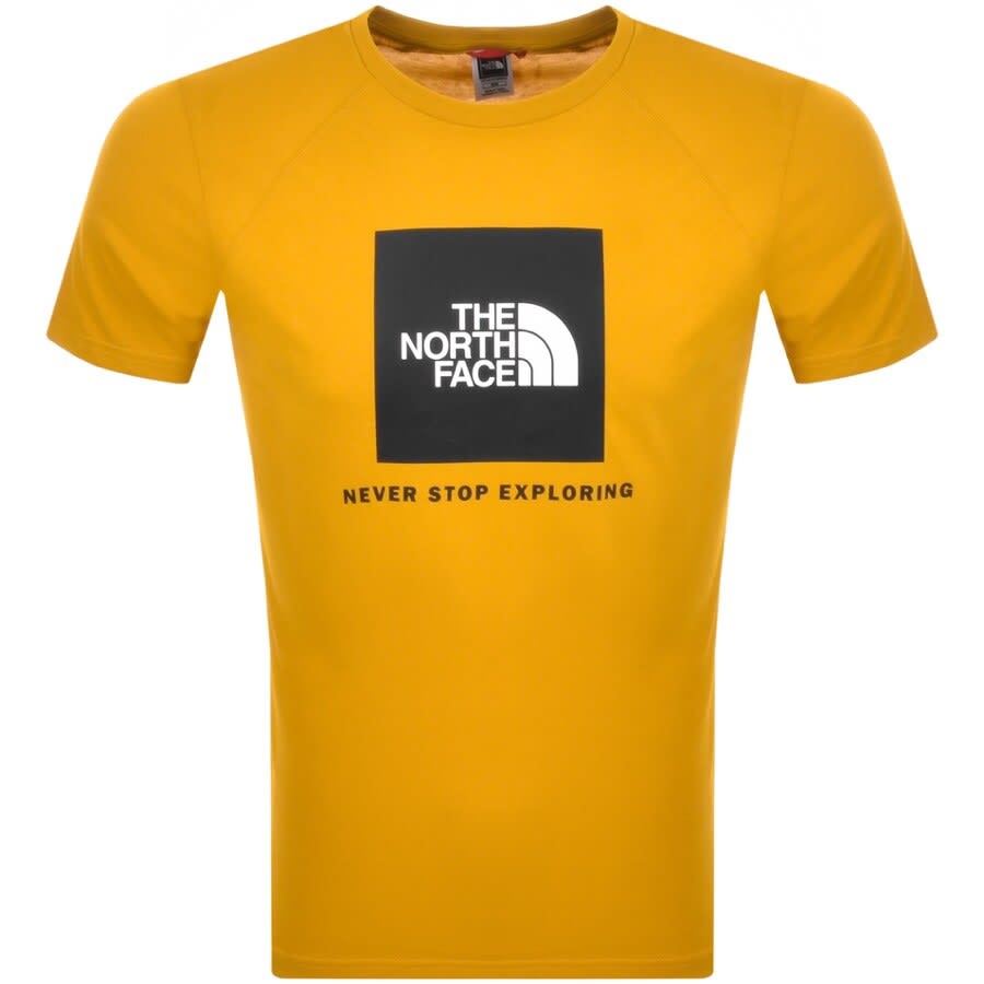 Alternative Image for ProductThe North Face Raglan Redbox T Shirt Yellow1