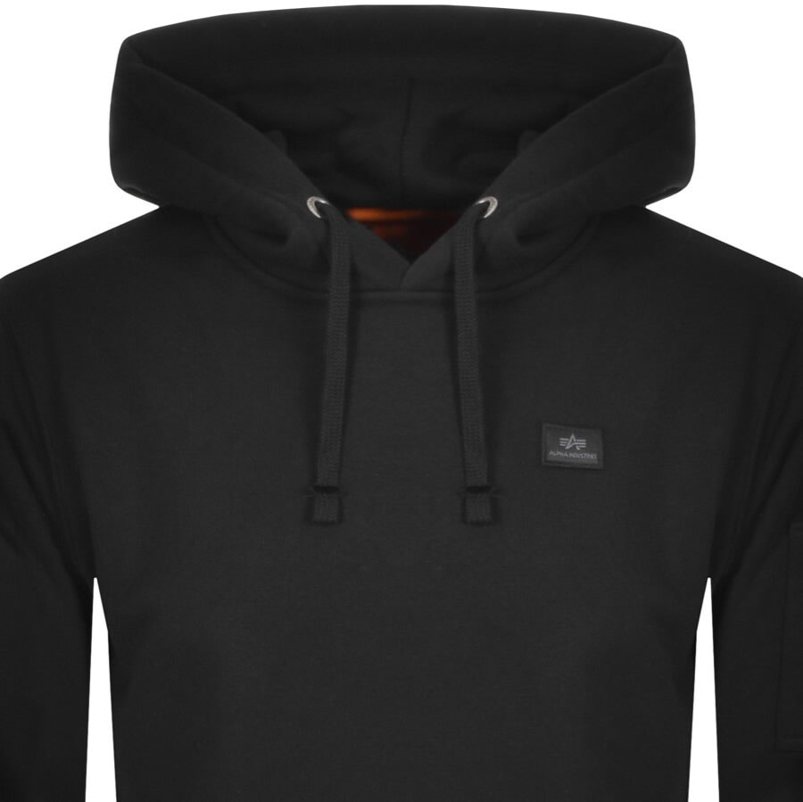 Alternative Image for ProductAlpha Industries X Fit Hoodie Black2